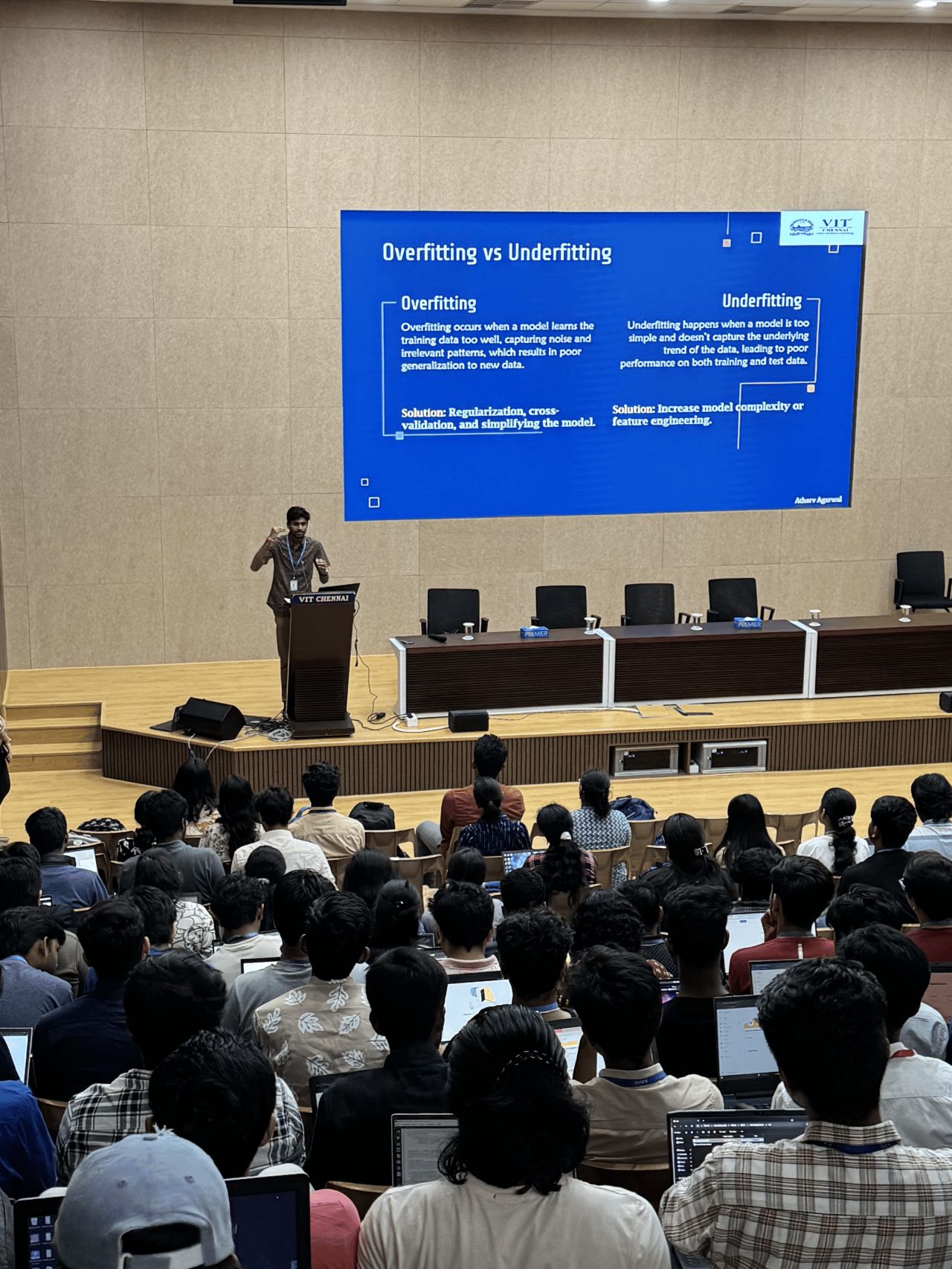 Data Quest 24 Speaker at VIT Chennai