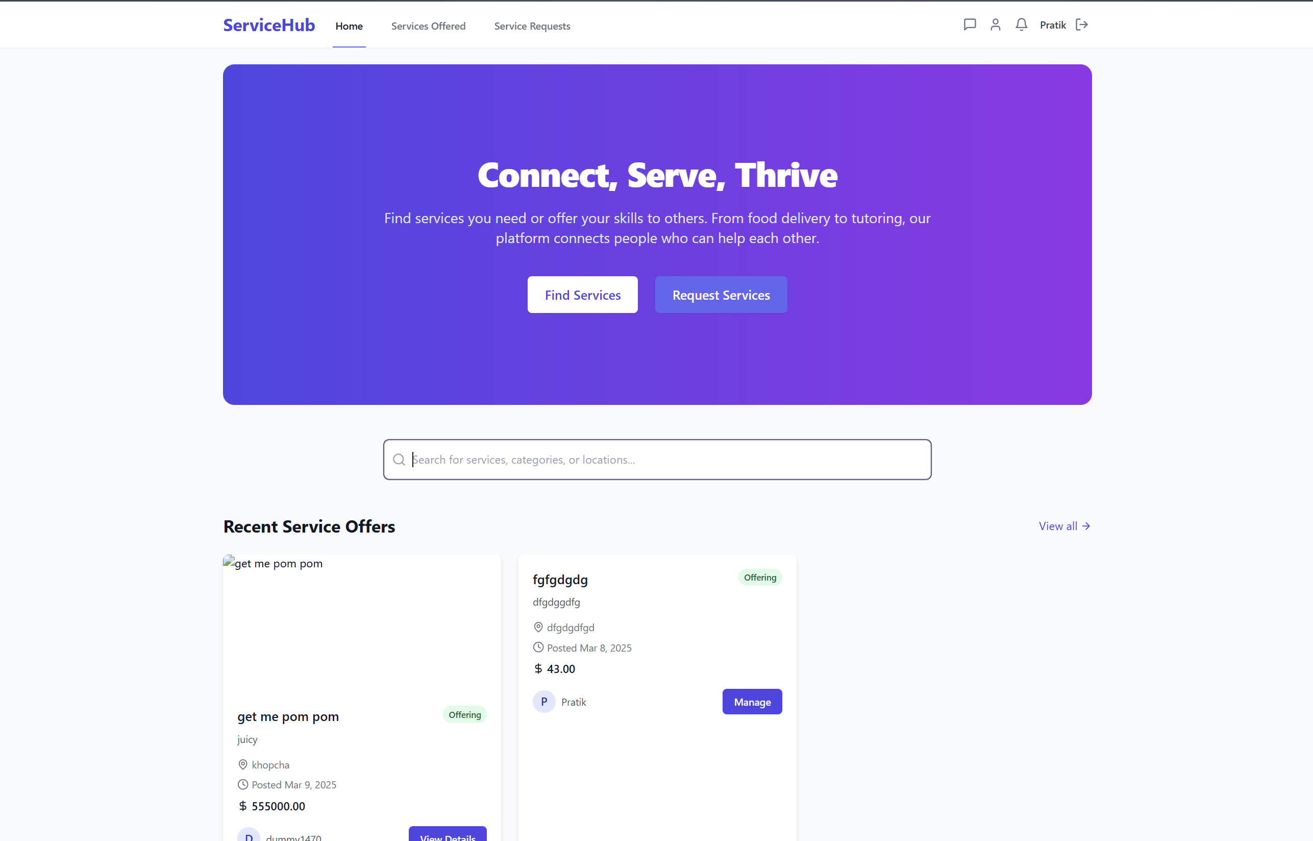 Smart Navigation Application map view